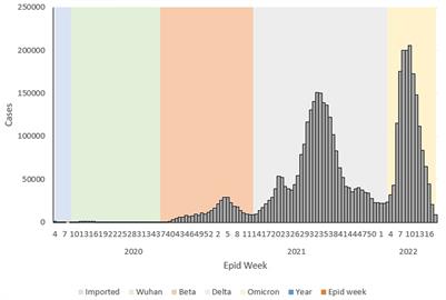 Description of the COVID-19 epidemiology in Malaysia